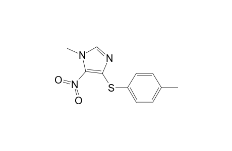 1-METHYL-4-(4'-METHYLPHENYL)-THIO-5-NITROIMIDAZOLE