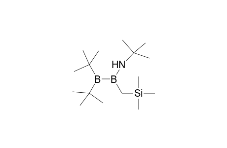 1,1-Di(t-Butyl)-2-(t-butylamino]-2-[(trimethylsilyl)methyl] diborane(4)