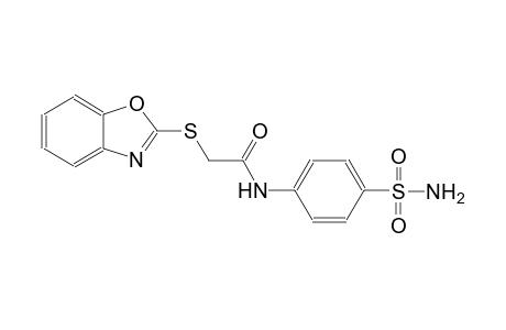 N-[4-(aminosulfonyl)phenyl]-2-(1,3-benzoxazol-2-ylsulfanyl)acetamide