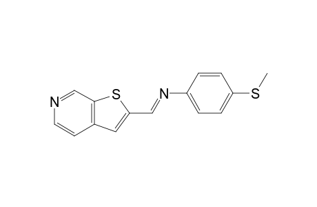 N-(THIENO-[2,3-C]-PYRIDIN-2-YL-METHYLENE)-4-METHYLTHIOANILINE