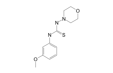 1-(m-methoxyphenyl)-3-morpholino-2-thiourea