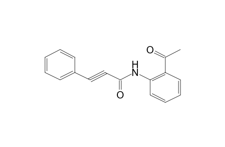N-(2'-Acetylphenyl)-2-phenylacetylenecarboxamide