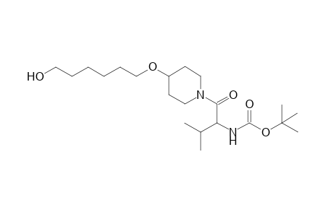 N-(t-Butoxycarbonyl)-L-Valine 4-[6'-Hydroxyhexyloxy]-piperidide