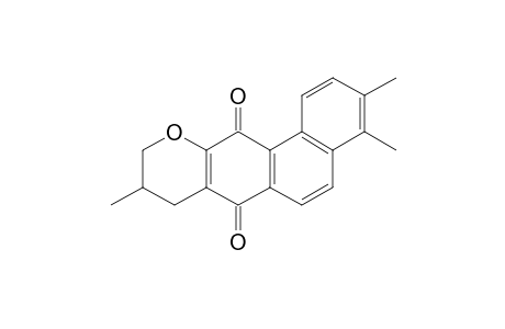 BUNGONE-A;9,10-DIHYDRO-3,4,9-TRIMETHYL-PHENANTHRO-[3,2-B]-PYRAN-(7H)-7,12(8H)-DIONE