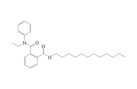 Phthalic acid, monoamide, N-ethyl-N-phenyl-, dodecyl ester