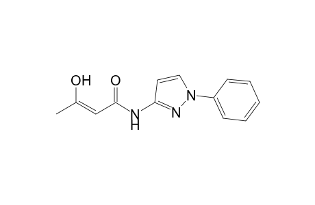 3-Hydroxy-N-(1-phenyl-3-pyrazolyl)crotonamide