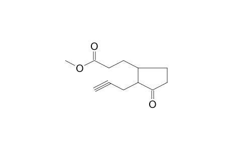 3-(3-Oxo-2-prop-2-ynyl-cyclopentyl)-propionic acid, methyl ester