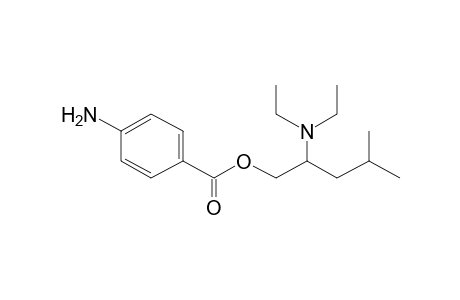 2-(Diethylamino)-4-methylpentyl 4-aminobenzoate