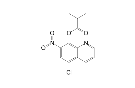 5-Chloro-7-nitro-8-hydroxyquinoline, 2-methylpropionate