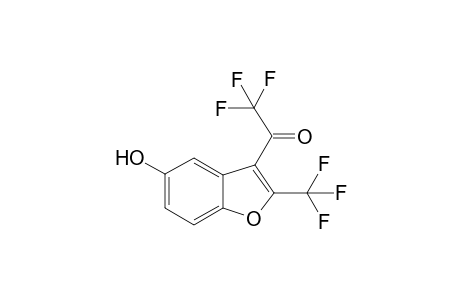 2,2,2-trifluoro-1-[5-hydroxy-2-(trifluoromethyl)-1-benzofuran-3-yl]ethanone