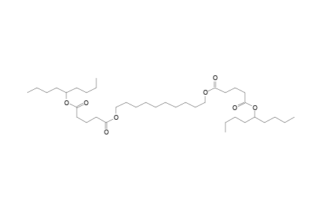 Pentanedioic acid, 1,10-decanediyl bis(1-butylpentyl) ester