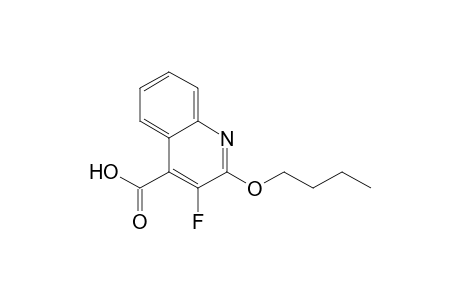 2-Butoxy-3-fluoro-4-quinolinecarboxylic acid