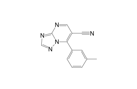 7-(3-Methylphenyl)[1,2,4]triazolo[1,5-a]pyrimidine-6-carbonitrile