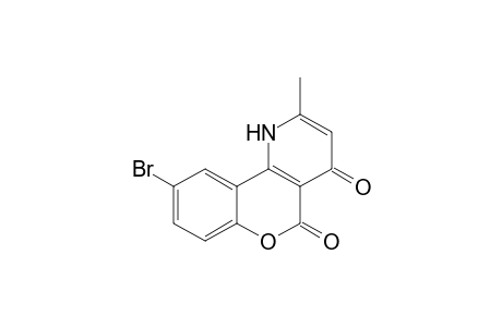 9-bromo-2-methyl-1H-chromeno[4,3-b]pyridine-4,5-quinone