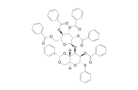 PHENYL-2-O-BENZOYL-4,6-O-BENZYLIDENE-3-O-(2,3,4,6-TETRA-O-BENZOYL-alpha-D-MANNOPYRANOSYL)-1-THIO-alpha-D-MANNOPYRANOSIDE