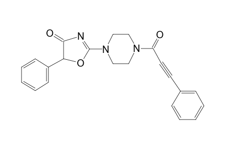 5-Phenyl-2-[4-(3-phenyl-2-propynoyl)-1-piperazinyl]-1,3-oxazol-4(5H)-one