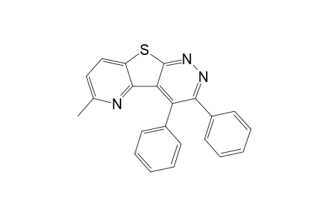 6-Methyl-3,4-diphenylpyrido[2',3':4,5]thieno[2,3-c]pyridazine