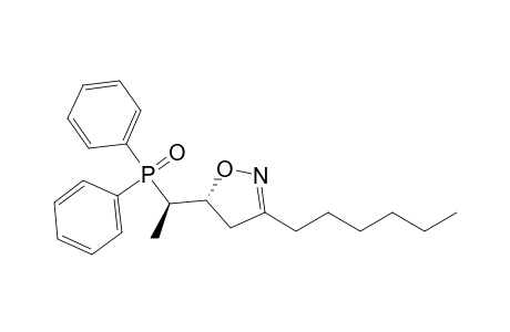 (1'R*,5R*)-5-(1'-Diphenylphosphinoylethyl)-3-hexyl-4,5-dihydroisoxazole