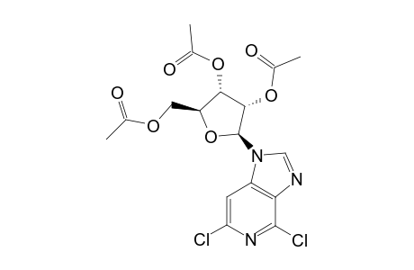 4,6-DICHLORO-9-(2,3,5-TRI-O-ACETYL-BETA-D-RIBOFURANOSYL)-3-DEAZA-PURINE