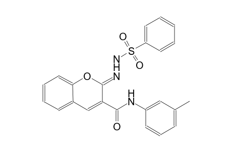 benzenesulfonic acid, 2-[(2Z)-3-[[(3-methylphenyl)amino]carbonyl]-2H-1-benzopyran-2-ylidene]hydrazide