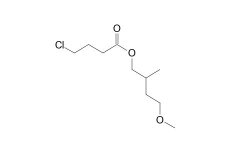 4-Chlorobutyric acid, 4-methoxy-2-methylbutyl ester