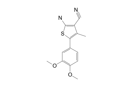 2-amino-5-(3,4-dimethoxyphenyl)-4-methyl-3-thiophenecarbonitrile