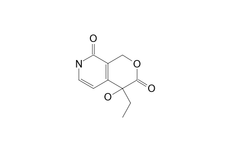 4-ethyl-4-hydroxy-1,7-dihydropyrano[5,4-c]pyridine-3,8-quinone