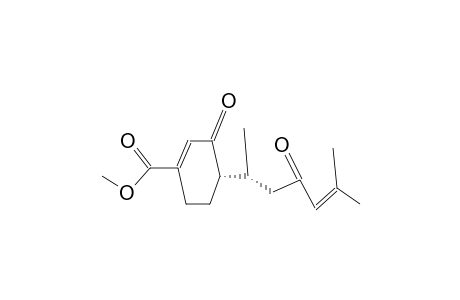 (-)-4'-DEHYDRO-OXOJUVABIONE;METHYL-(4R)-[(1S),5-DIMETHYL-3-OXO-4-HEXENYL]-3-OXO-1-CYCLOHEXENE-1-CARBOXYLATE