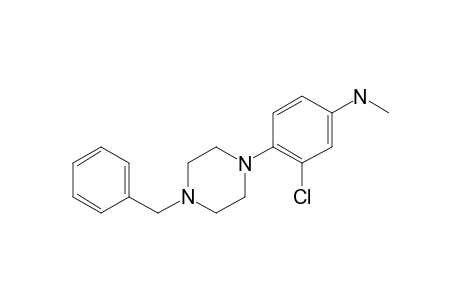 4-(4-Benzylpiperazin-1-yl)-3-chloroaniline, N-methyl-