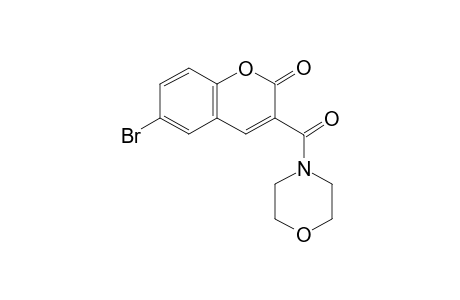 6-bromo-3-(4-morpholinylcarbonyl)-2H-chromen-2-one