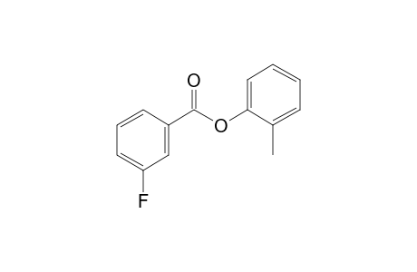 3-Fluorobenzoic acid, 2-methylphenyl ester