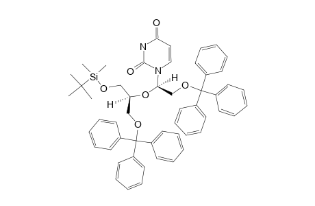 9;5'-O-[(TERT-BUTYL)-DIMETHYLSILYL]-2',3'-BIS-O-(TRIPHENYLMETHYL)-2',3'-SECOURIDINE;1-[(1R)-1-[(1S)-2-[(TERT-BUTYL)-DIMETHYLSILYLOXY]-1-(TRIPHENYLMETHOXY)-METH