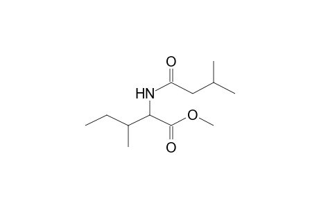 Methyl 3-methyl-2-[(3-methylbutanoyl)amino]pentanoate