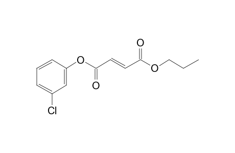 Fumaric acid, 3-chlorophenyl propyl ester