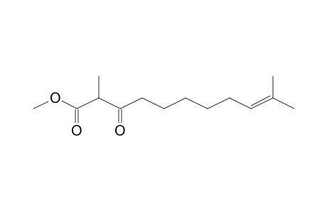 2,10-Dimethyl-3-oxoundec-9-enoic acid, methyl ester