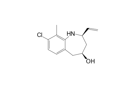 (2R,4S)-8-Chloro-9-methyl-2-vinyl-2,3,4,5-tetrahydro-1H-benzo[b]azepin-4-ol