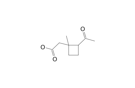 2-(2-Acetyl-1-methyl-cyclobutyl)acetic acid