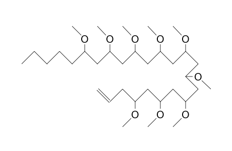 4,6,8,10,12,14,16,18,20-Nonamethoxy-1-pentacosene