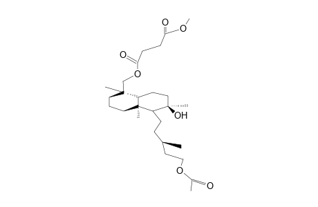 15-ACETOXY-18beta-SUCCINYLOXY-ENT-LABDAN-8beta-OL METHYLESTER