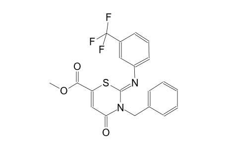 2H-1,3-thiazine-6-carboxylic acid, 3,4-dihydro-4-oxo-3-(phenylmethyl)-2-[[3-(trifluoromethyl)phenyl]imino]-, methyl ester, (2Z)-