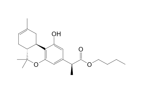 (2S)-2-[(6aR,10aR)-6a,7,10,10a-Tetrahydro-1-hydroxy-6,6,9-trimethyl-6H-dibenzo[b,d]pyran-3-yl]propanoic Acid ButylEster