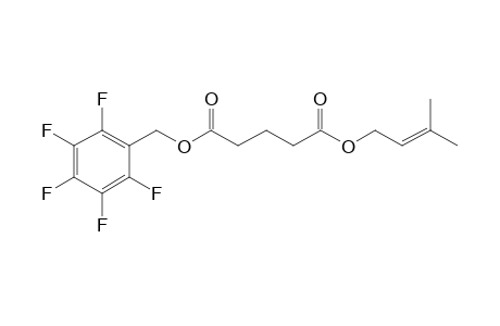 Glutaric acid, 3-methylbut-2-en-1-yl pentafluorobenzyl ester