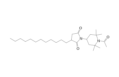 N-(1-Acetyl-2,2,6,6-tetramethyl-4-piperidinyl)-2-dodecyl-succinimide