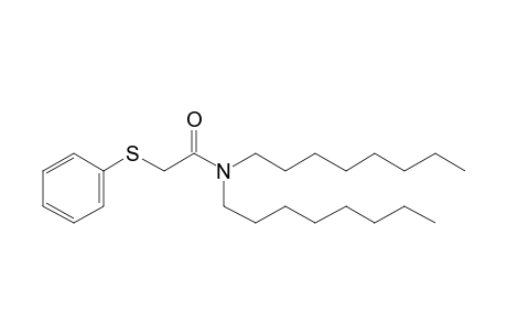 Phenylthioacetamide, N,N-dioctyl-