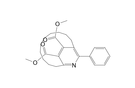 13-Azabicyclo[10.2.2]hexadeca-12,14,15-triene-15,16-dicarboxylic acid, 14-phenyl-, dimethyl ester