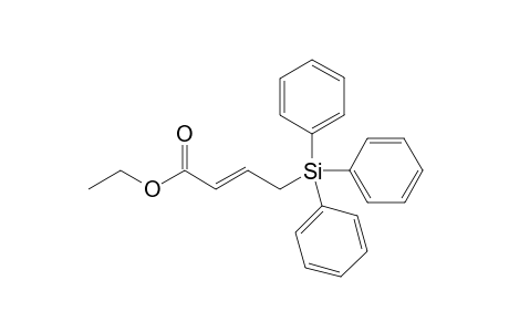 Ethyl 4-(triphenylsilyl)but-2-enoate