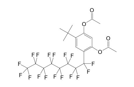 2,4-Diacetoxy-1-t-butyl-5-perfluorooctylbenzene