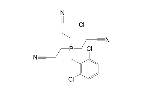 (2,6-DICHLOROBENZYL)TRIS(2-CYANOETHYL)PHOSPHONIUM CHLORIDE