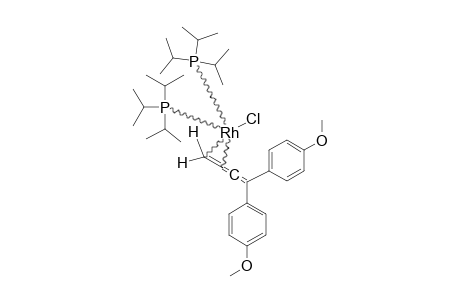 TRANS-[RHCL(2-ETA-H2C=C=C=C(PARA-C6H4OME)2)(P-(ISO-PROPYL)3)2]