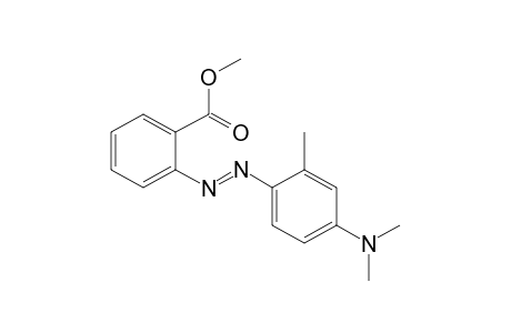 o-{[4-(dimethylamino)-o-tolyl]azo}benzoic acid, methyl ester